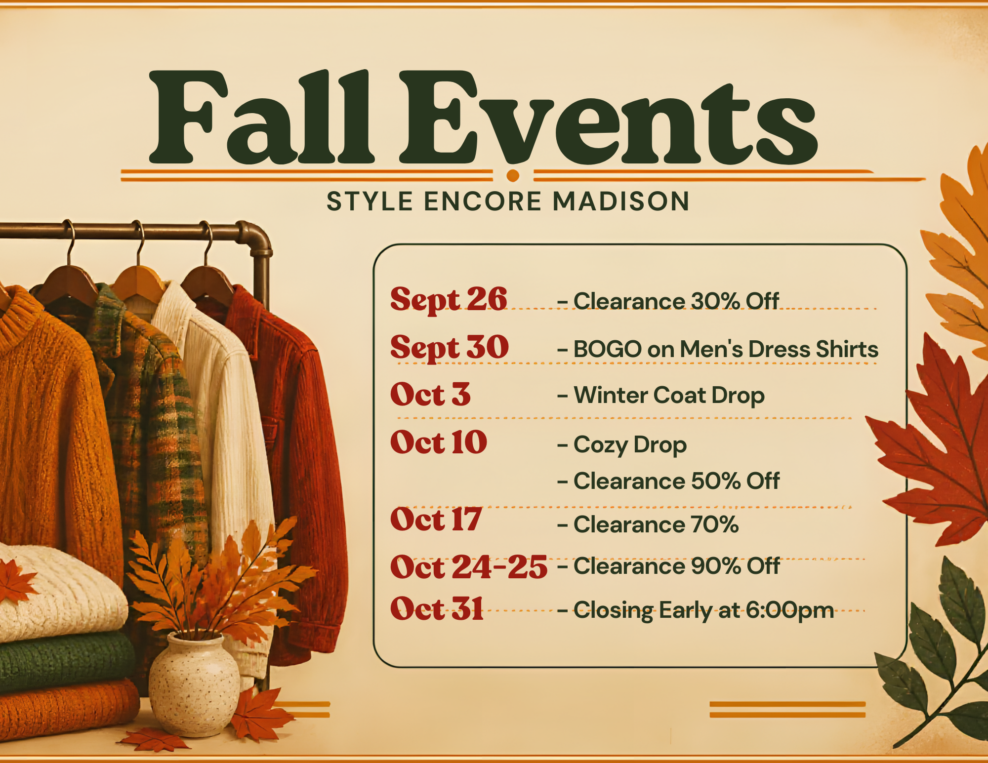 Fall Events